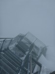 frozen stairs into the clouds