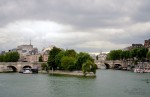 the view from Pont du Arts bridge