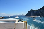 On the ferry to Capri