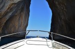our turn to go through the Capri Faraglioni