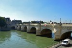 The Pont Neuf is the oldest standing bridge across the river Seine