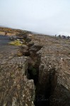deep fissures at Þingvellir national park