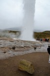 The Icelandic geysers in active geothermal field