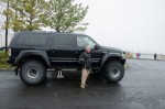 Lifted "Super Jeeps" were a popular site