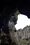 inside the volcanic cave